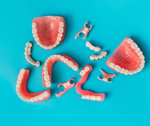 There are many different types of dentures